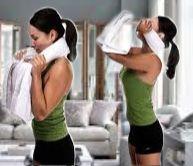 neck strengthening with towel