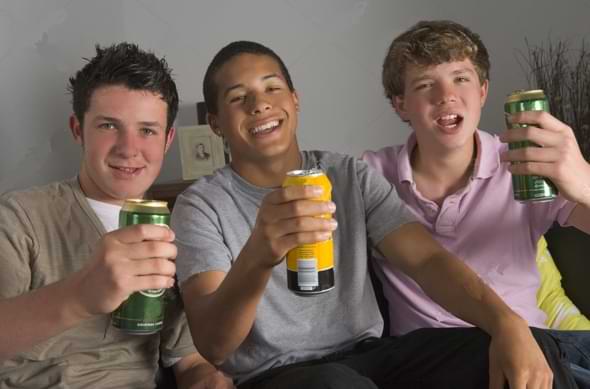 teenagers drinking